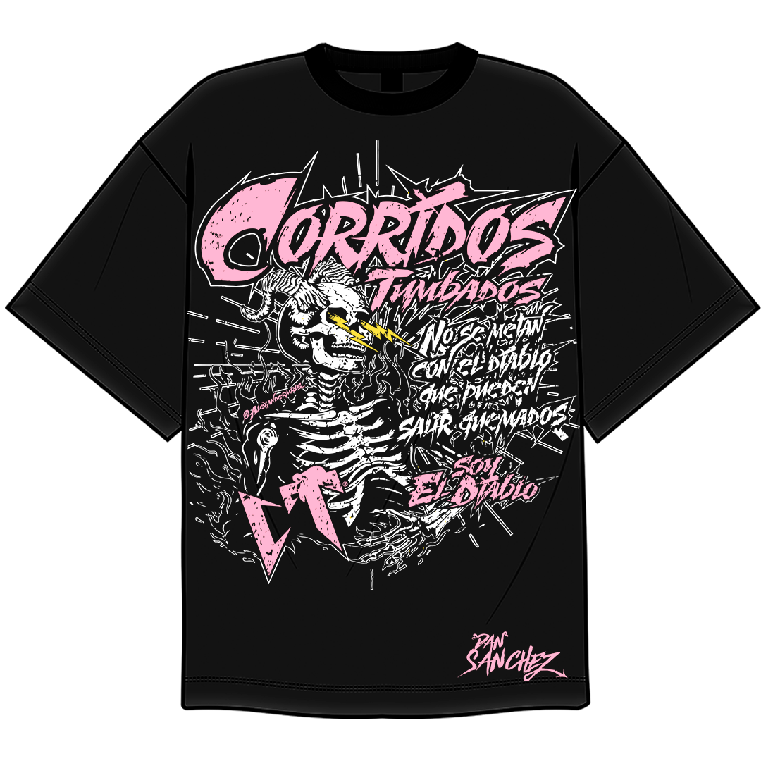 Soy el Diablo Tee "Pink"